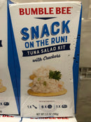 18 BOXES Bumble Bee Tuna Salad Snack on the Run 3.5 oz Protein Crackers FREE SHIP