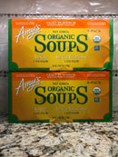 16 Amy's All Natural Organic Lentil Soup Lentil Vegetable 14.5 oz. Cans Gluten Free