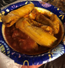 4 BIG CANS Hormel Beef in Chili Sauce Tamales 28 Oz Can Corn Meal Peppers