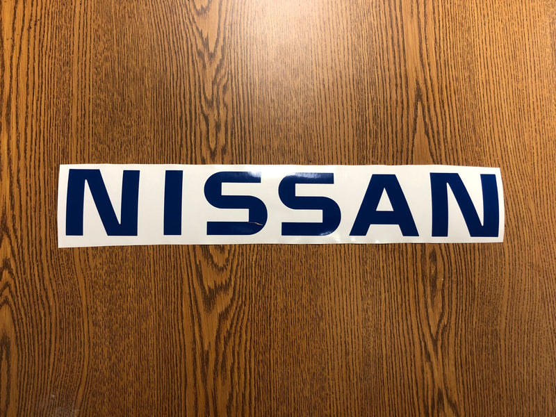 Blue Tailgate Sticker Decal for 86-98 Nissan HardBody D21 Pickup Truck Emblem