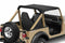 Pavement Ends by Bestop 41504-15 Black Denim Sun Cap for 86-91 Jeep Wrangler YJ