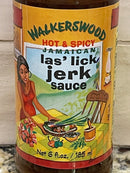 2 BOTTLES Walkerswood Las’ Lick Jerk Sauce 6 oz Jamaican Marinade