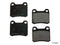 Rear Disc Brake Pads Mercedes Benz 190E 190D 201