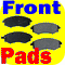 Front Brake Pads Hyundai Elantra Sonata Tiburon Optima-1990