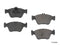 Front Disc Brake Pads Mercedes Benz C230 C280 E300D SLK230-0