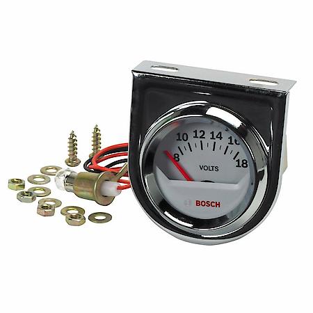 Bosch 2" voltmeter gauge 12v alternator V8 Hot Rat Rod Mopar Chevy Ford Dodge-0