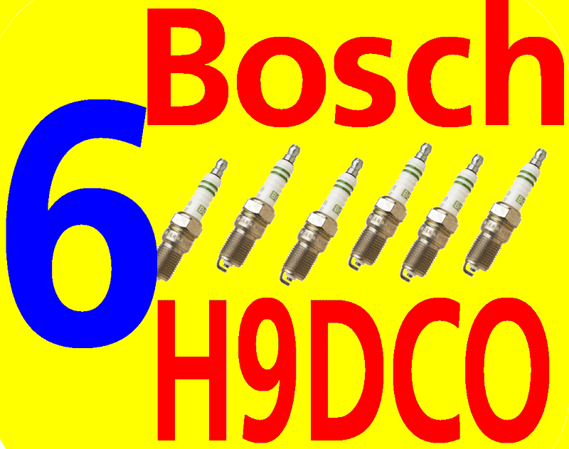 6 Spark Plug Mercedes Benz 190 300 e sel te 201 124 126-5412