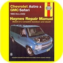 Repair Manual Book Chevy Astro GMC Safari Van 85-02 NEW-0