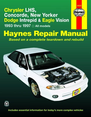 Repair Manual Book Dodge Intrepid Chrysler LHS Concorde-0