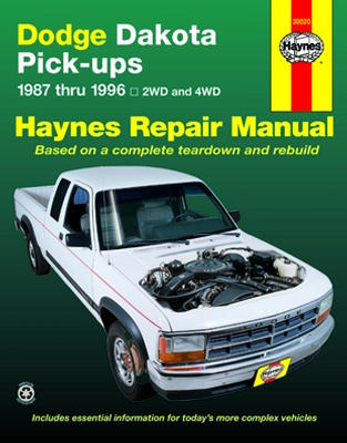 Repair Manual Book Dodge Dakota Pickup Truck Owners-0