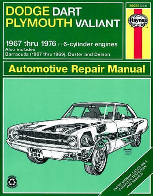 Repair Manual Book Dodge Dart Valiant Duster Barracuda-0