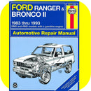 Repair Manual Book Ford Ranger Pickup Truck Bronco II-0