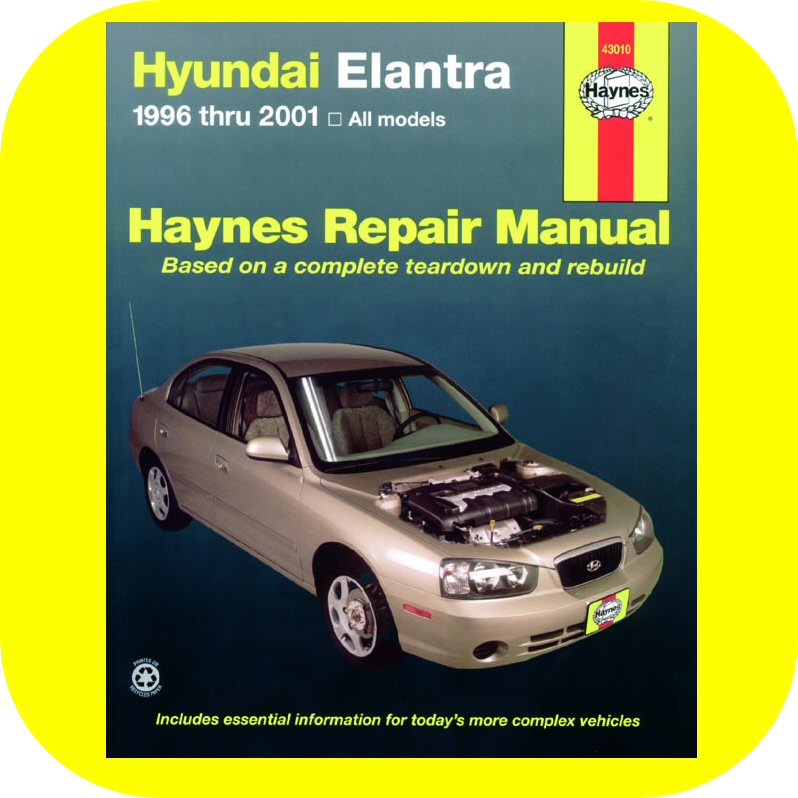 Repair Manual Book Hyundai Elantra 96-01 Owners Shop-0