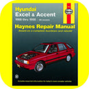 Repair Manual Book Hyundai Excel & Accent 86-98 Owners-0