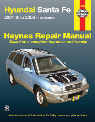 Repair Manual Book Hyundai Sante Fe 01-06 Owners Shop-0