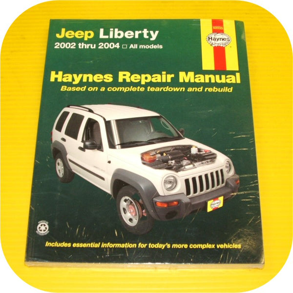 Repair Shop Manual Book Jeep Liberty 02-04 Owners NEW-0