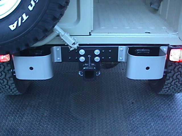 Receiver Trailer Tow Hitch Toyota Land Cruiser FJ40 hard top powder coated FJ80-1212