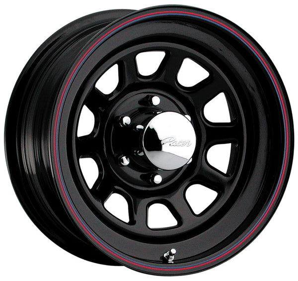 Black Powder Coated Steel Wheel-0