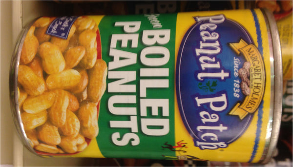 13.5 oz can PEANUT PATCH GREEN BOILED PEANUTS Flavor Protein WholeSnack-0