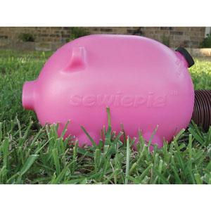 PINK Sewiepig Pig Sewer Dump Hose Pipe Cover Camper Travel Trailer Pop Up RV-0