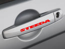 STEEDA Door Handle Logo Sticker Emblem Ford Focus Mustang F150 Pickup Truck SVT-0