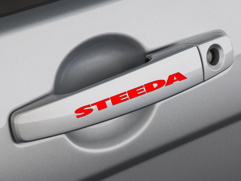 STEEDA Door Handle Logo Sticker Emblem Ford Focus Mustang F150 Pickup Truck SVT-0