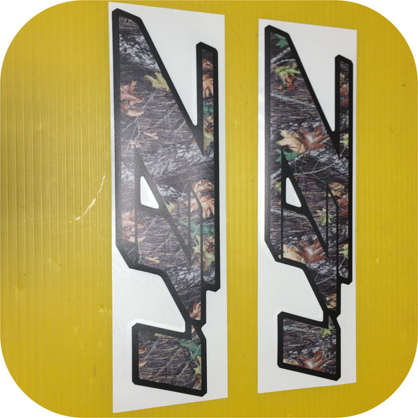 2 Camo Z71 Silverado GMC Sierra Pickup Truck Bed Side Decal Sticker 2007-13-0