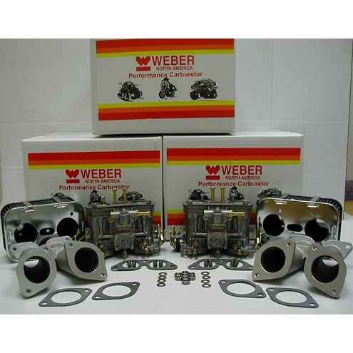 WEBER CARBURETOR KIT PORSCHE 356 A B C SC DUAL 40 IDF-17677