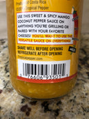 Tropical Pepper Co Mango Coconut Pepper Sauce 9.72 oz Sweet Spicy