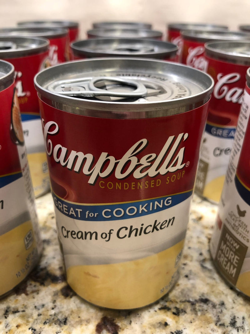 20 Campbell's Condensed Cream of Chicken Soup 10.5 oz Cans FREE SHIP