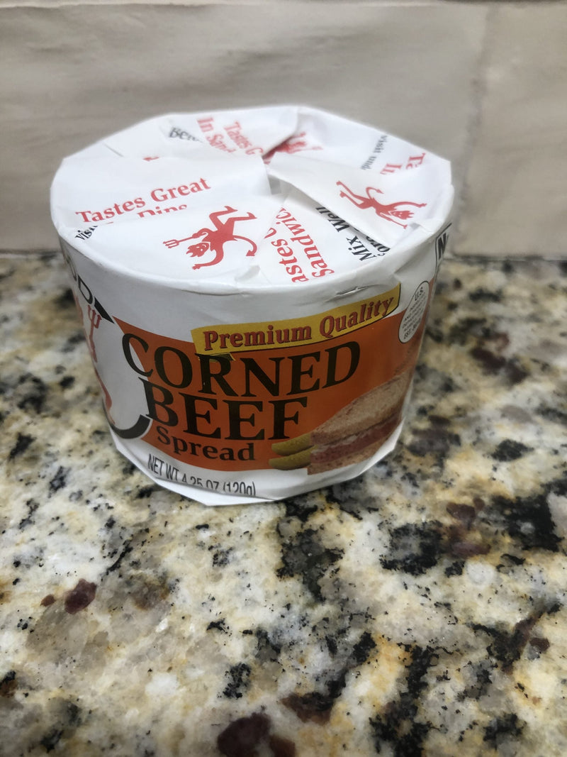 12 CANS Underwood Corned Beef Spread 4.25 oz Can Reuben Sandwich FREE SHIP