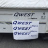 Three Decals for Jayco Qwest Pop Up Camper Travel Trailer Stickers RV Blue-21696