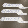 Three Decals for Jayco Qwest Pop Up Camper Travel Trailer Stickers RV Blue-21698