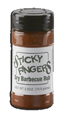 Sticky Fingers Dry Barbecue Rub BBQ Spice Rib Hickory-0