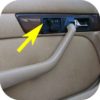 LEFT Headrest Adjustment Button Mercedes Benz 81-93-10628