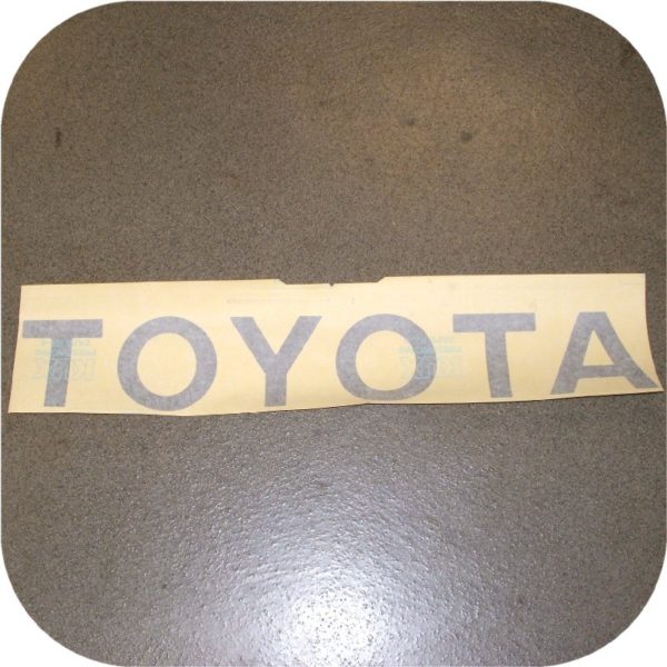 Toyota Pickup Truck Tailgate Letters Sticker Silver Pickup Gray Vinyl Decal-0