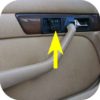 LEFT Seat Height Adjustment Button Mercedes Benz 81-93-10620