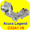 Water Pump Acura Legend L LS GS SE C32A1 91-95-3708