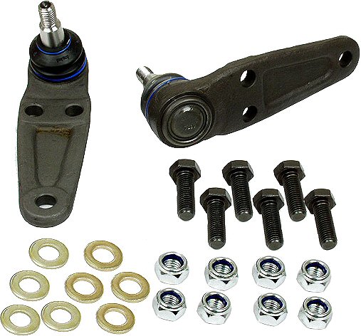 2 Front Ball Joint Kits Volvo 240 260 wo power steering-0