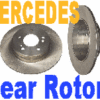 Rear Brake Rotors Mercedes Benz 300 SEL D CD SD 123 126-6274