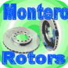 Front Disc Brake Rotors Mitsubishi Montero 3.5 94-05 6G74-2956