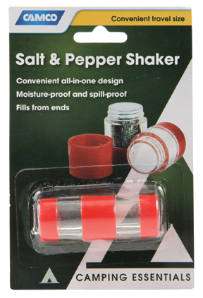 Campers Salt and Pepper Shaker Picnic Table Spice RV Compact Holder-19894