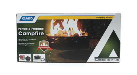 Portable Folding Propane Fire Pit Campfire Camping Survival Style Camper RV Lava-6681