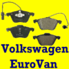 Front Disc Brake Pads Volkwagen Vanagon VW Van Eurovan-9090