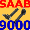 2 Outer Tie Rod End Kit Saab 9000 87-98 Steering Joint-5577