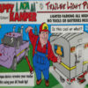 NAPPY KAMPER Trailer Park Tail Lamp Light Plug Camper Travel Trailer Pop Up Camp-20925