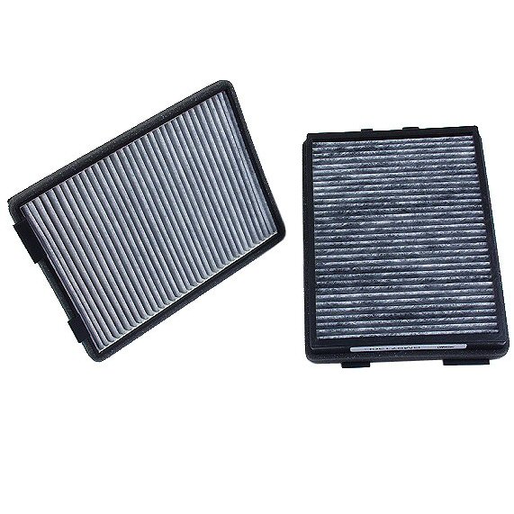 Pair of Cabin Air Filter for BMW 525i 528i 530i 540i M5 Charcoal Activated-0