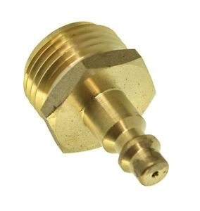 Brass Blow Out Winterization Water to Air Plug RV Camper Travel Trailer RV-16669