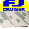 Aluminum Door Panel Interior Trim Kit Toyota FJ Cruiser-7311