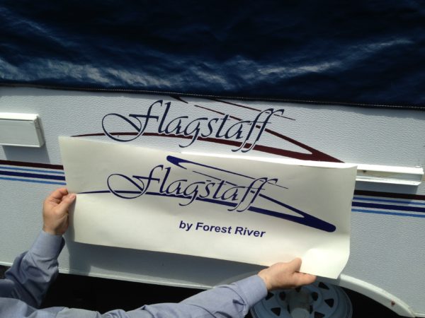 Decals for FlagStaff by Forest River Camper Pop Up Travel Trailer Stickers RV 2-0